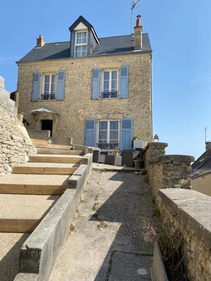 La Maison Bleue Villa Port-en-Bessin-Huppain Exterior foto